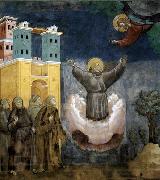 GIOTTO di Bondone Ecstasy of St Francis painting